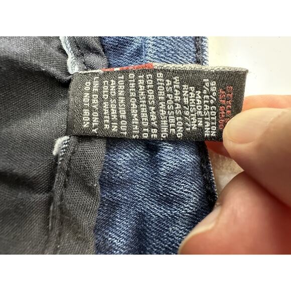 Men’s Jordan Craig Denim Jeans Legacy Edition Sean stacked Distressed Cargo38x36 - Picture 10 of 16